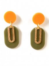 Resin oorbellen - RES 2601