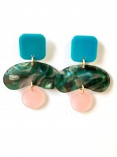 2604 Resin oorbellen - RES 2604