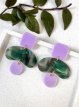 2605 Resin oorbellen - RES 2605