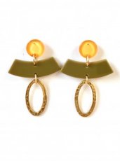 2611 Resin oorbellen - RES 2611