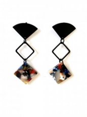 Resin oorbellen - RES 2612