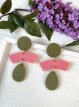 2613 Resin oorbellen - RES 2613