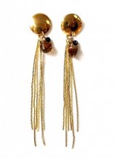 2717-05 CAR 2717 - Oorbellen met natuursteentjes