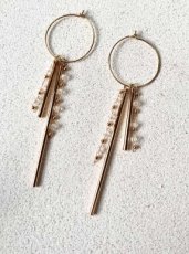 CAR 2718 - Earrings with natural stones