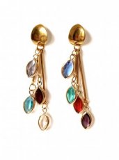 2719-03 CAR 2719 -  Oorbellen met glasstenen