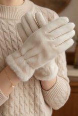 Handschoenen Capo - Ecru