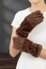 Handschoenen Capo - Chocolade
