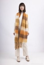 Sjaal Color Block - Bruin