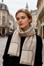 Sjaal Geo - Beige